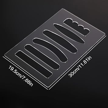 グラブハンドルジグ – CNCルーティングパターン、バレットトレイモールド | エッチングプレート、耐久性のあるク ト、7.75 x 11.8インチ 木工アクセサリー キッチン取り付けシナリオ