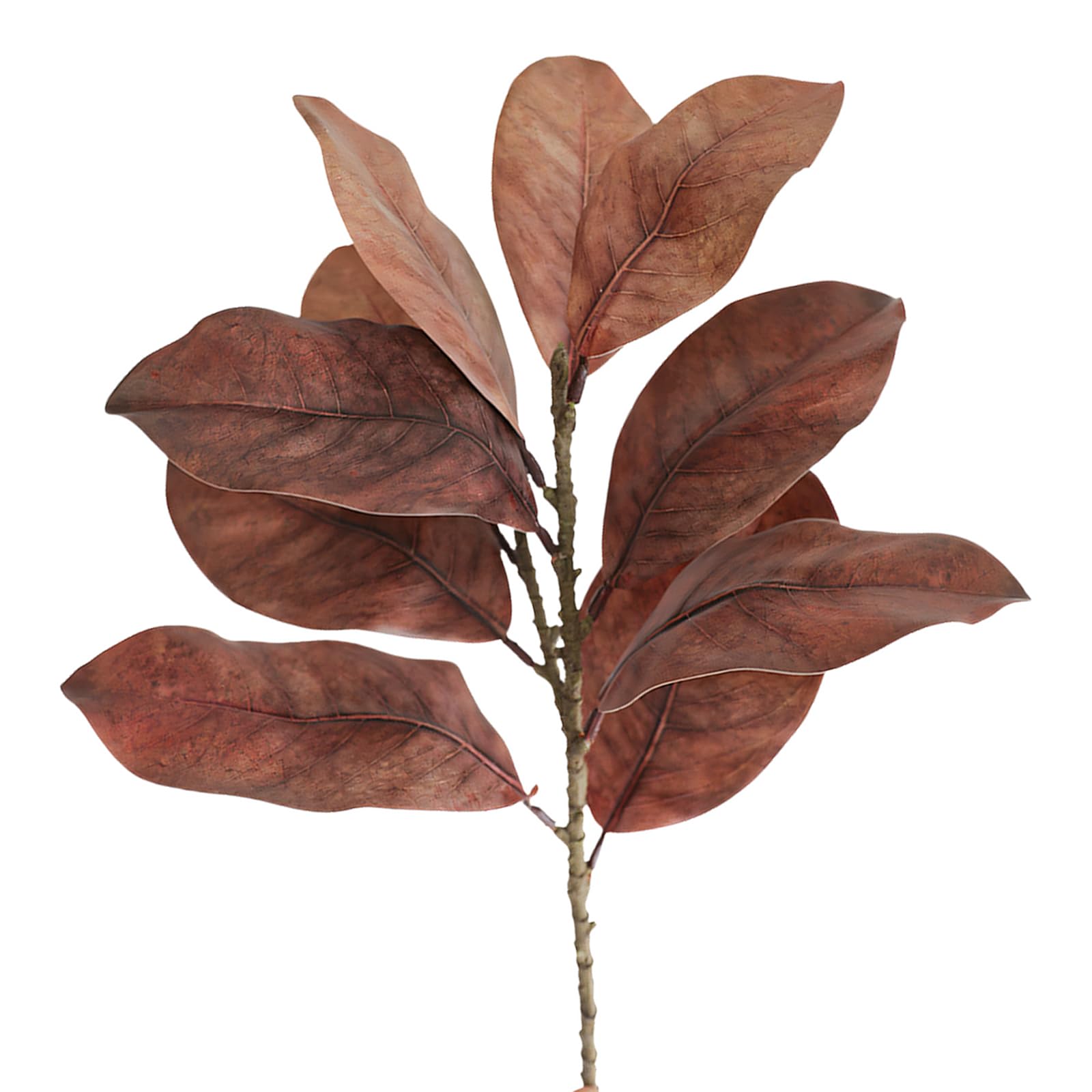 Kaeltsyn Artificial Magnolia Flowers Branch for Festival Decoration Wedding Centerpieces Flower Boughs Home Deck Bushes Fraudulent Flowers White Bowl Spores Realistic Fronds Pvc Arrangements