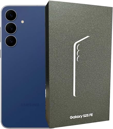 Samsung Galaxy S25 FE, Smartphone Android 5G avec Galaxy AI, 128 Go, Chargeur Secteur Rapide 25W Inclus, Smartphone déverrouillé, Bleu Nuit, Version FR - 1