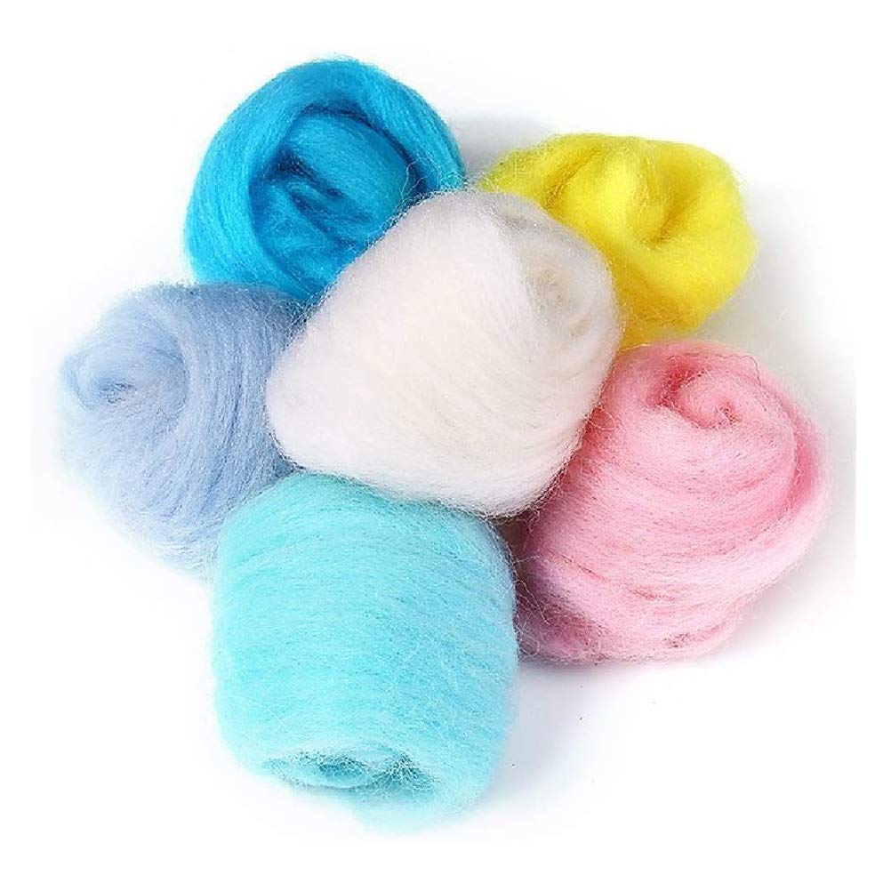 BSTCAR 36 Colours Felting Starter Set, Felt Wool Set, Felting Needles Tool Kit - Image 2