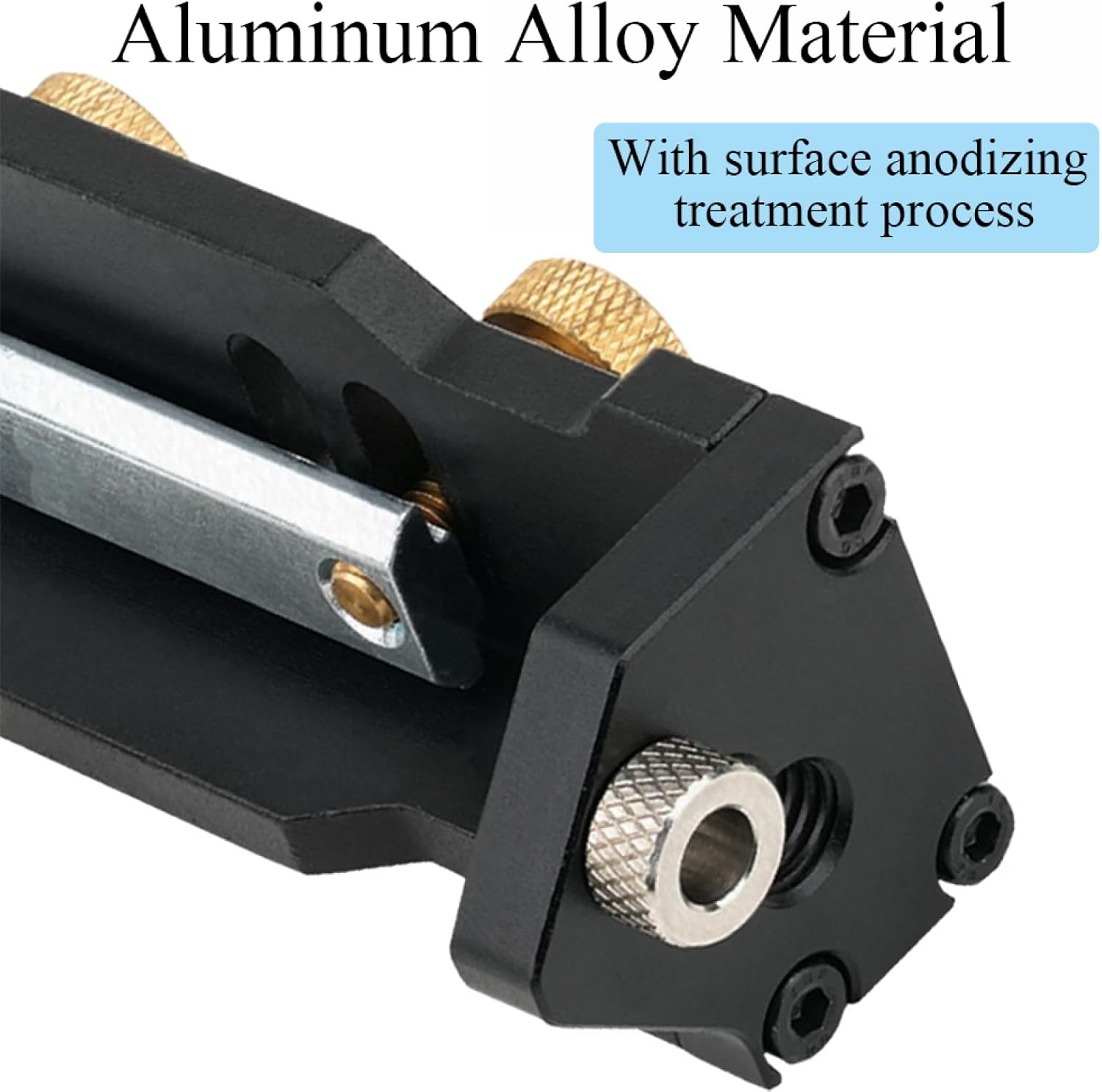 Aluminum Profile Drilling Jig, Angle Drill Guide with Slider for 2020/2040/3030/3060/4040/4080 Series (Tap Guide with 20 Series Slider + 30/40 Series Slider + M8 Tap + M8 Tap Sleeve)