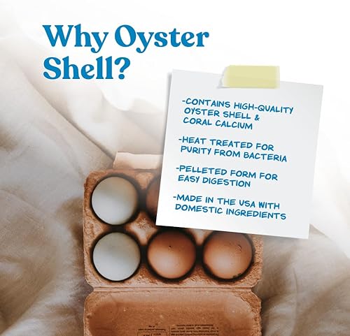 Miniatura 10 de Manna Pro Cáscara de ostra triturada para gallinas ponedoras  Concha de ostras de pollo ponedoras  Paquete de 6 unidades de 5 libras y grano de ave