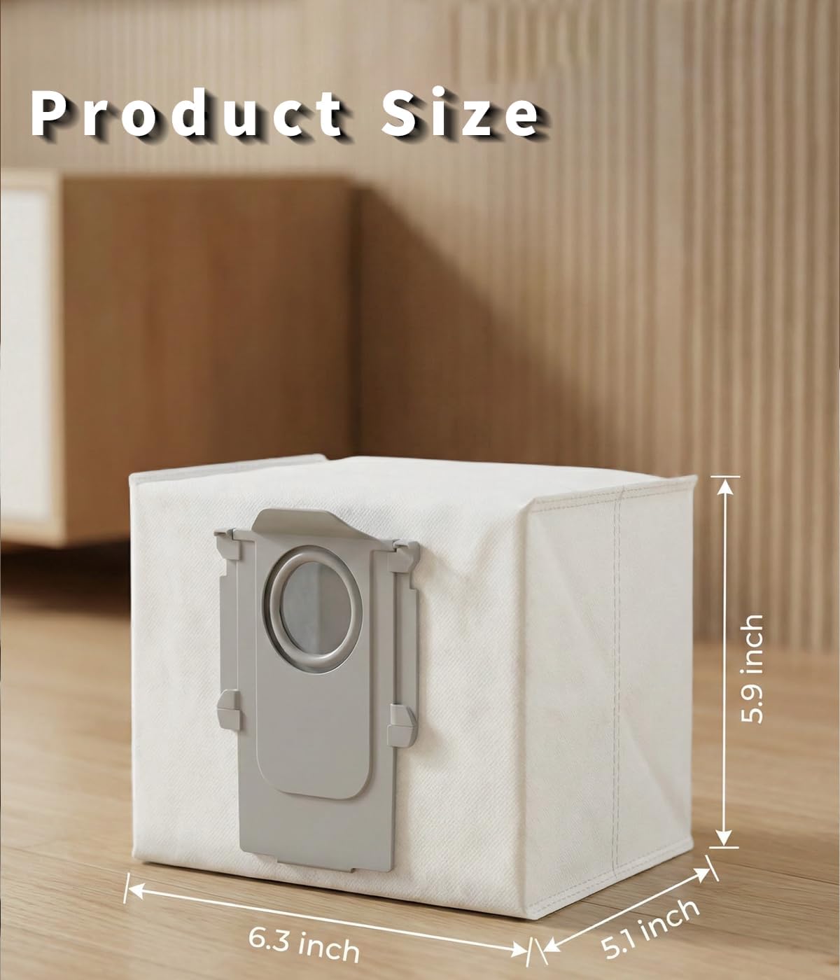 20 Pack for Roborock Vacuum bags Q10 S5+/X5+, Q8 Max+, Q7+, Q7 M5+/Max+