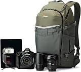 Lowepro Flipside Trek 450, Sac Ã€ Dos Pour Appareil Photo Reflex Numérique, Sacoche Hybride Pour Ordinateur Portable, Tablette, Accessoires Photo, Trépied, Gris, 28,5 X 21 X 49 - 9