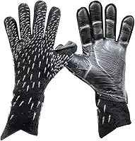 Luvas de goleiro de futebol com forte suporte de aderência