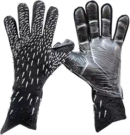 Luvas de goleiro de futebol com forte suporte de aderência