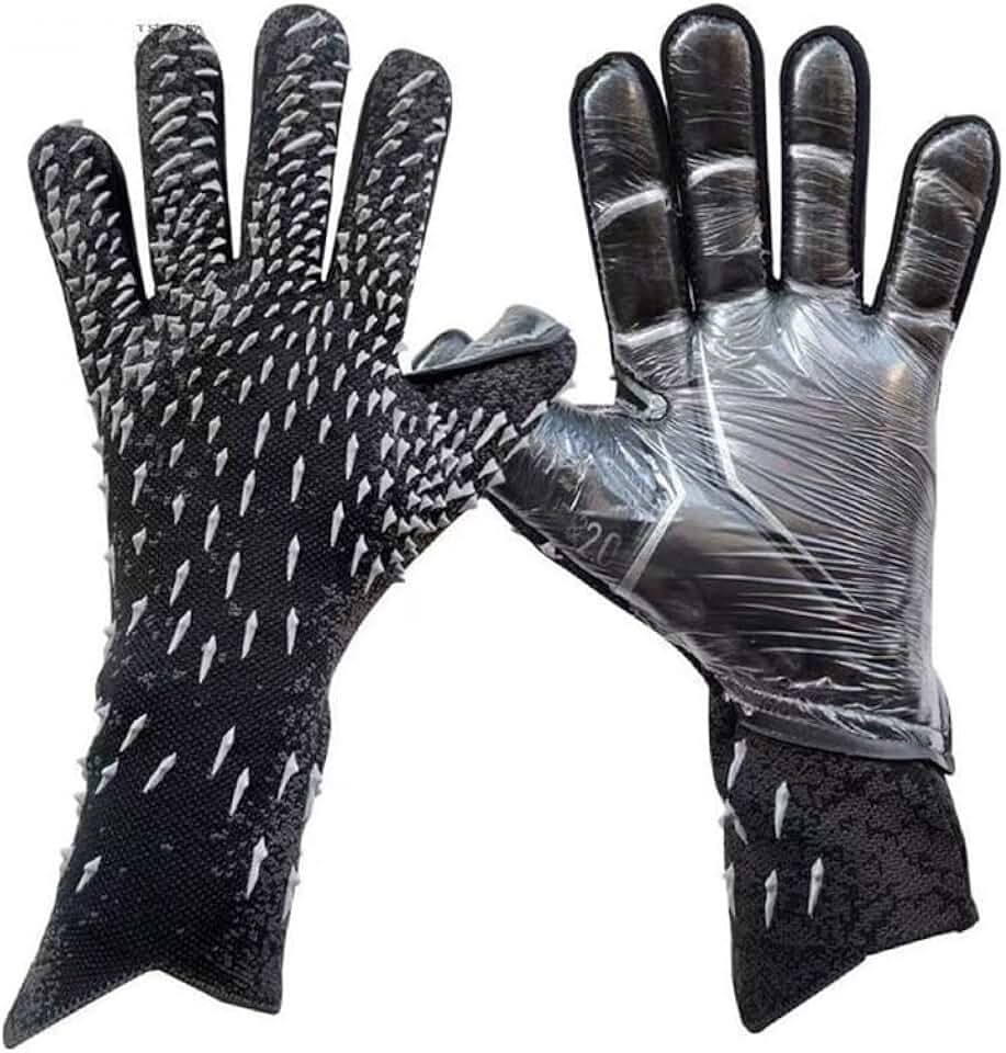 Luvas de goleiro de futebol com forte suporte de aderência