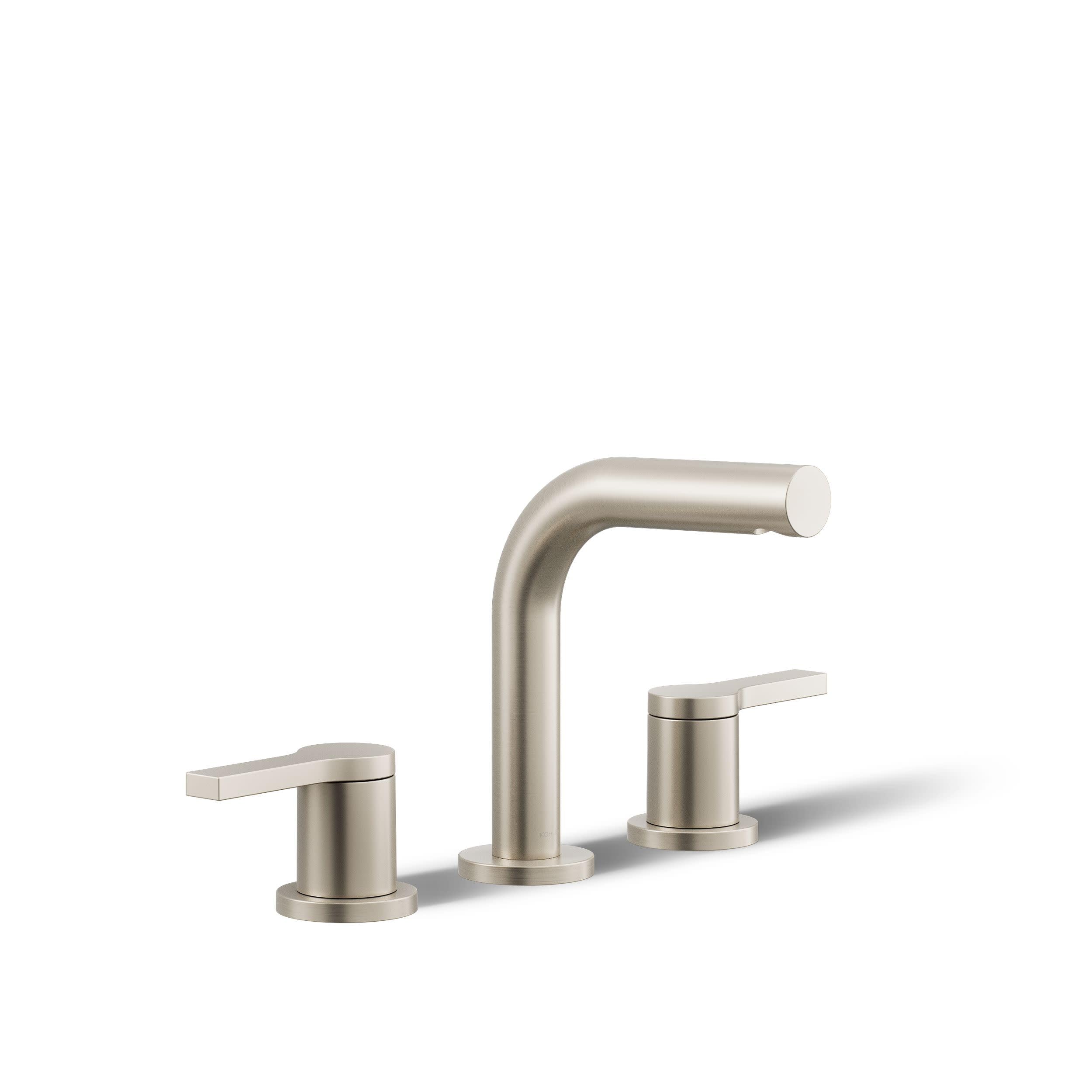 Kohler Vibrant Brushed Nickel K-33592-4K-Bn Elate® Widespread Bathroom Sink Faucet, Durable Brass Bathroom Faucets, Sleek Finish, 1.0 Gpm,