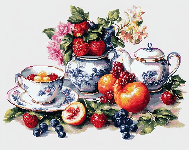 Amazon.co.jp: クロスステッチ クロスステッチ キット 11CT,フルーツ