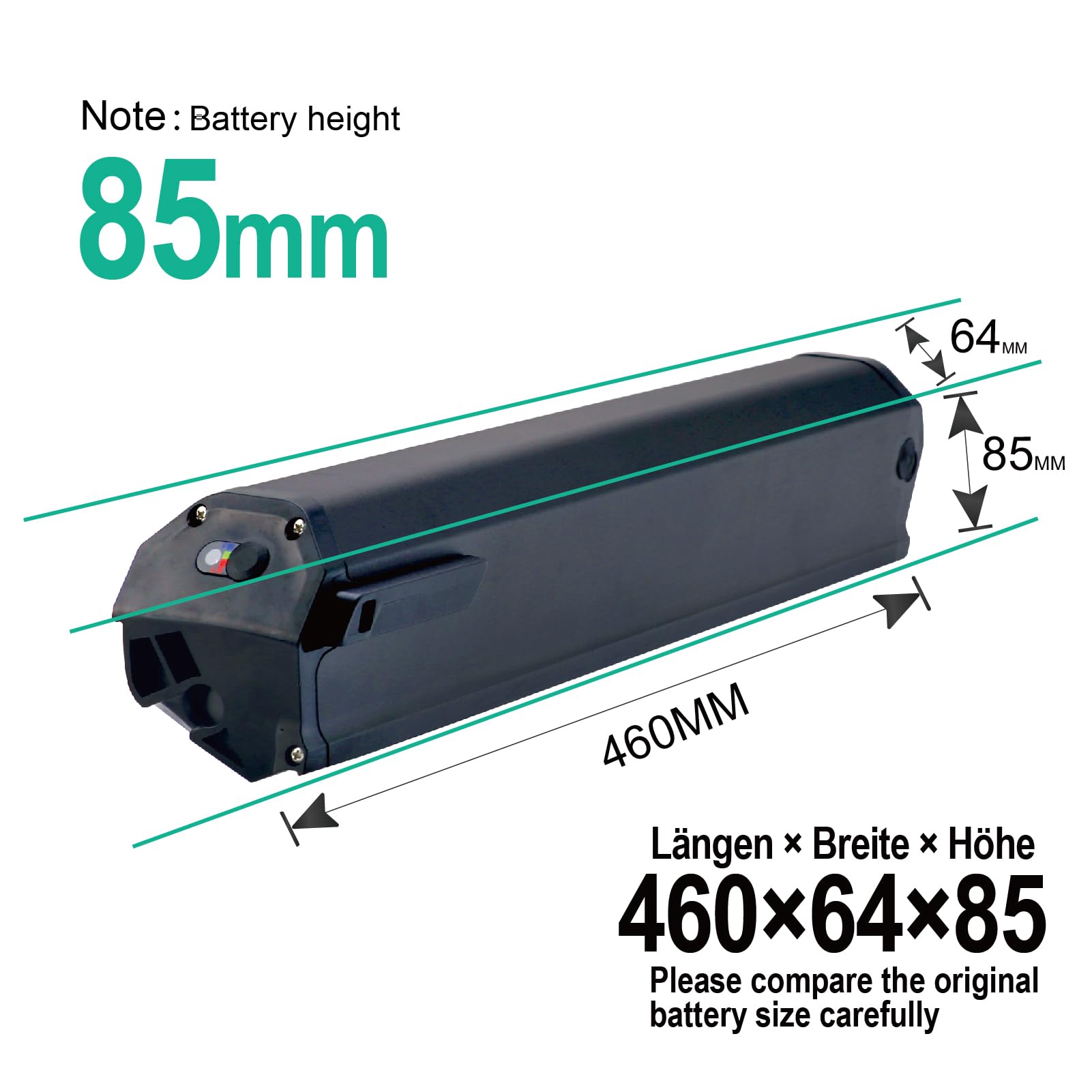 Akumulator ebike do Reention Dorado-Plus 36V 18Ah do NCM akumulator rowerowy do Yukon750 do Reention do DLG/NCM do Moscow do Dorado INR akumulator zastępczy