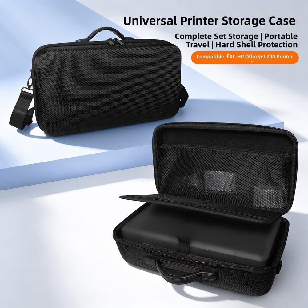 Borsa antiurto in EVA compatibile con stampanti portatili HP 200 e 250, design pratico per il trasporto quotidiano (B)
