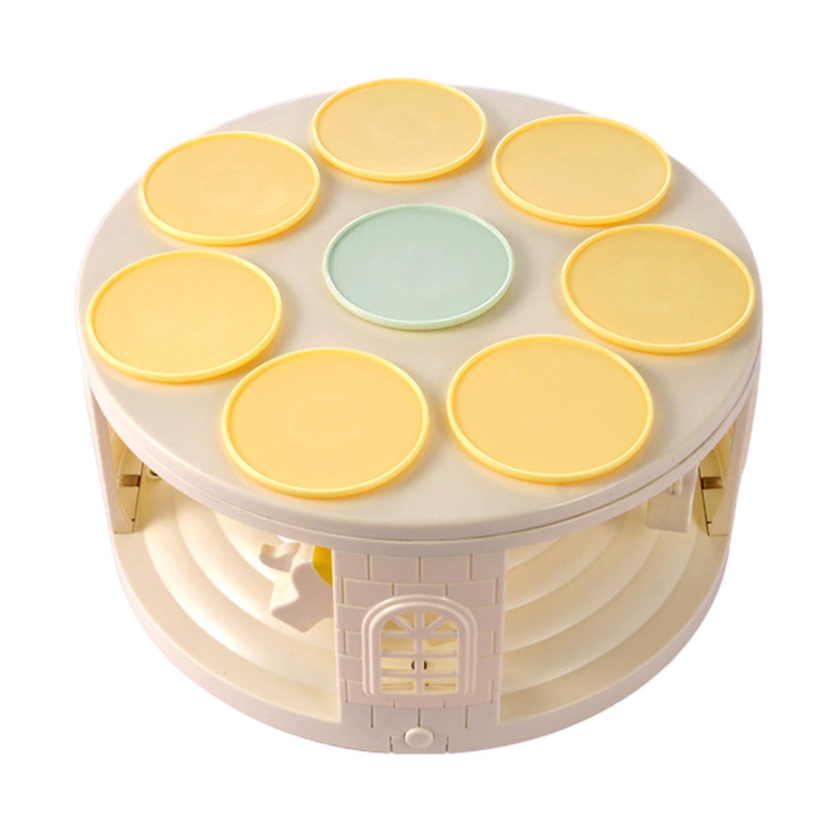Soporte para cupcakes con 8 placas giratorias alimentadas por pilas | Soporte para tartas para fiestas, postres para comida, charcutería, galletas, hogar, cumpleaños, bodas, vacaciones, Navidad