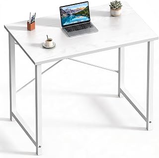 DUMOS 32 Inch Small Computer Desk, Gaming Desks for Home Office Bedroom