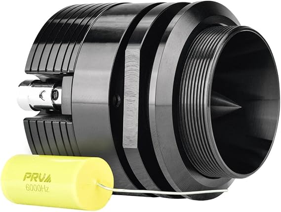 PRV AUDIO 2X TW400Ti-Nd-4 v2 Bullet Super Tweeter 1 Exit Neodymium 120 Watts Max Power 4 Ohm 1 Inch Voice Coil - New Version More Compact and Improved Design for Pro Audio (2 Tweeters)