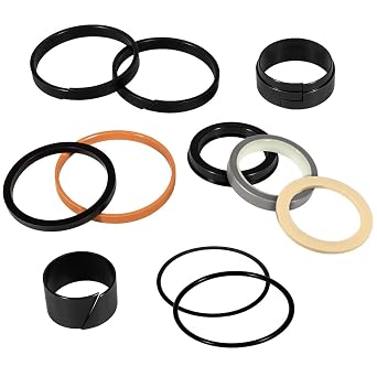 Hydraulic Cylinder Seal Kit 3" Bore 1.5" Rod Replace for 1543252C1 G109452 G105548 Suitable for Case 350 350B 450 450B for Crawler Tractor-Loader & Backhoe Extender 480C 480D 580C 580D W11, W11B