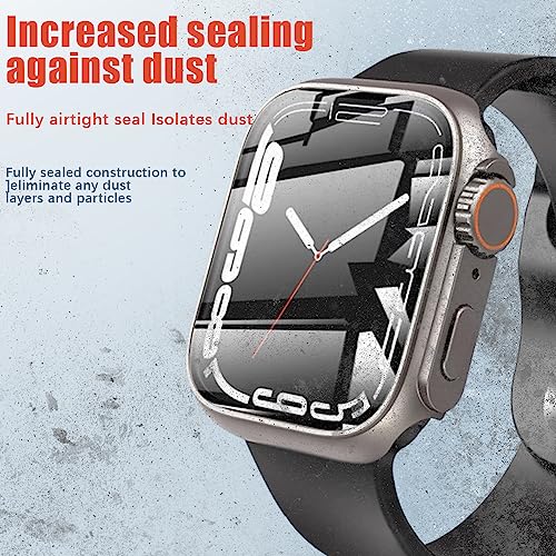 Boîtier iWatch 44mm antichoc avec protège-écran rigide PC anti-rayures - 4