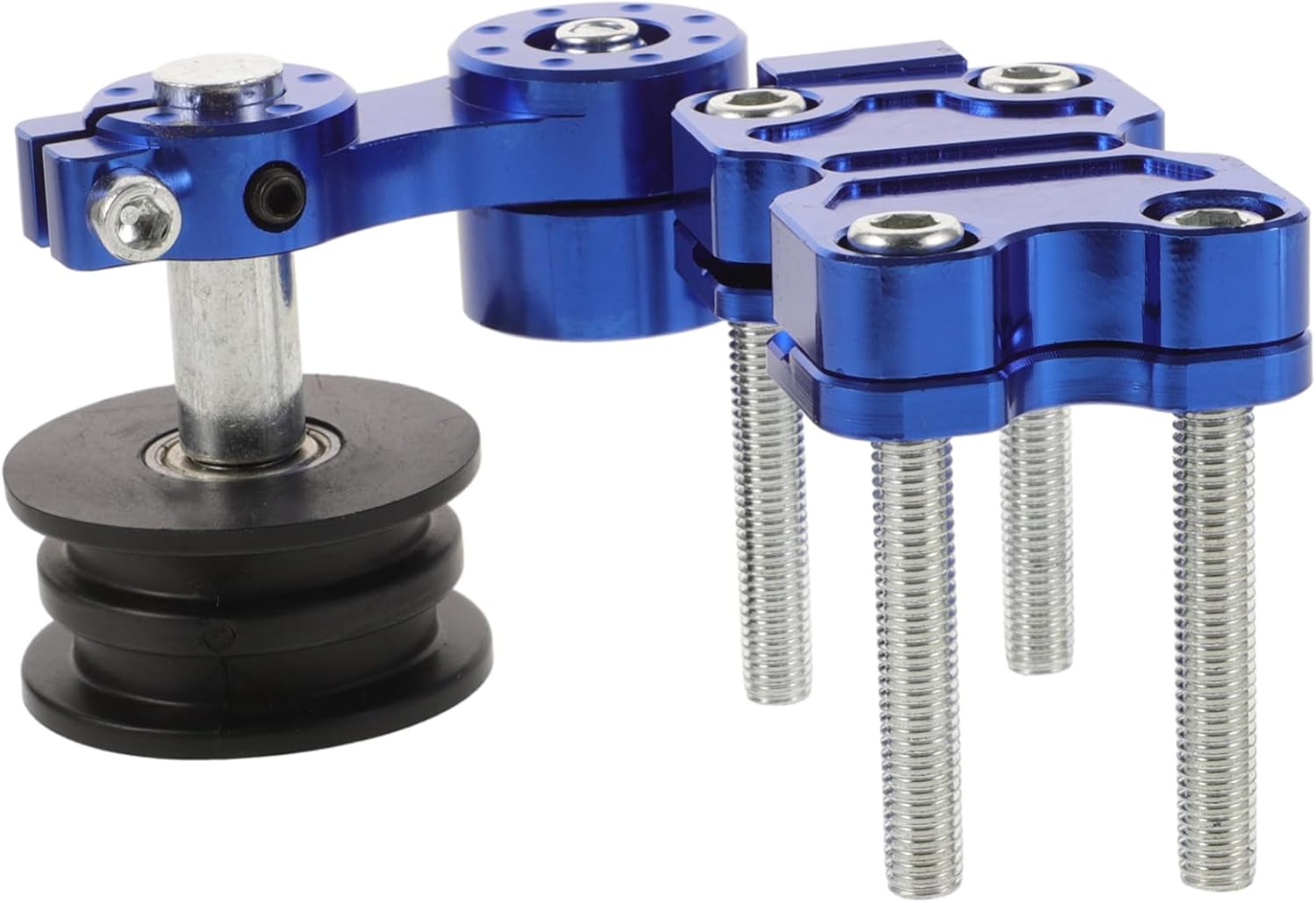 Motorcycle Chain Adjuster Tensioner Kit Easy to Install Stylish Aluminum Alloy Design