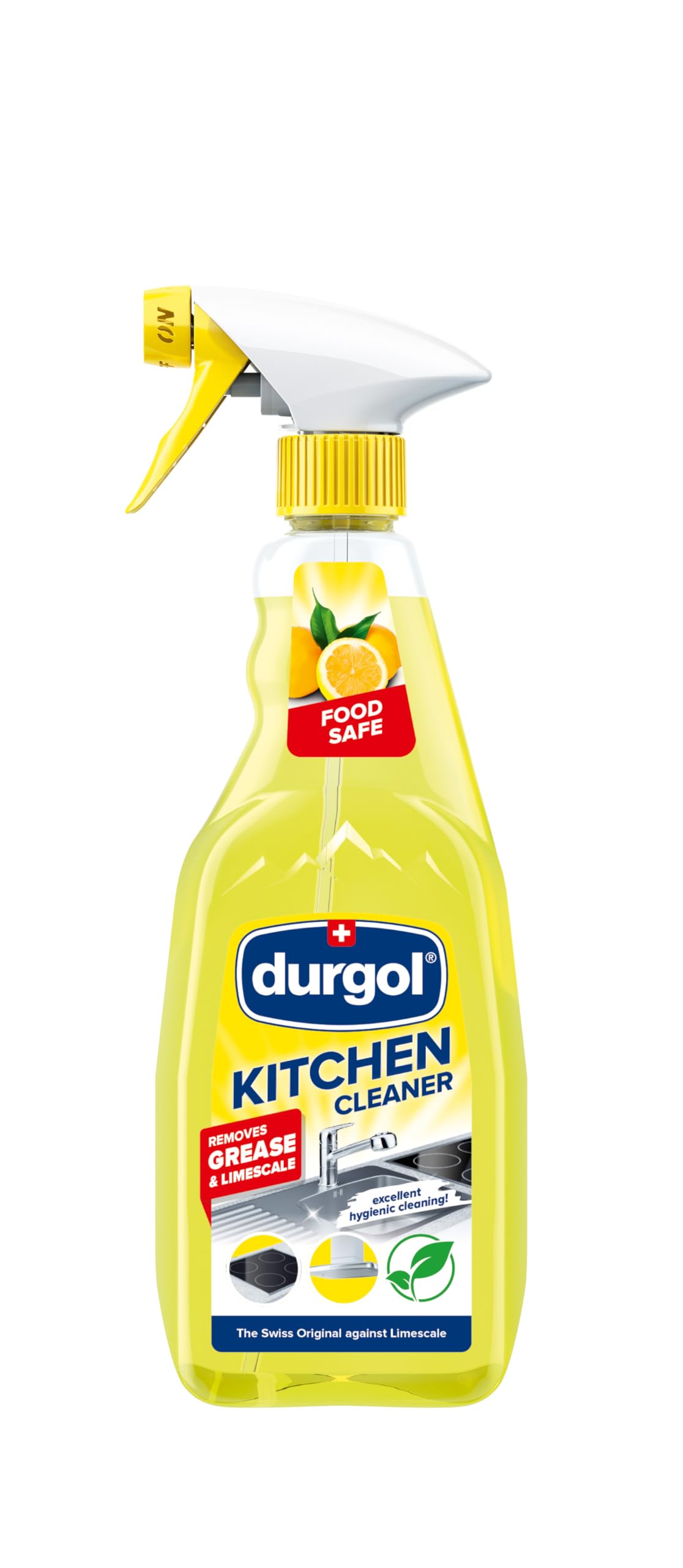 Durgol Kitchen Cleaner Spray, Powerful Limescale & Grease Remover 500ml
