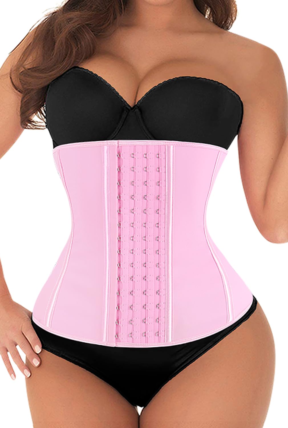 KIMIKAL Women Waist Trainer Corset Belt: Under Clothes Sport Tummy Control Long Torso Shapewear for Women