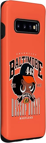 Miniatura 3 de Galaxy S10 443 Area Code Baltimore Maryland Flag Blaq Girl Bmore Pride Case
