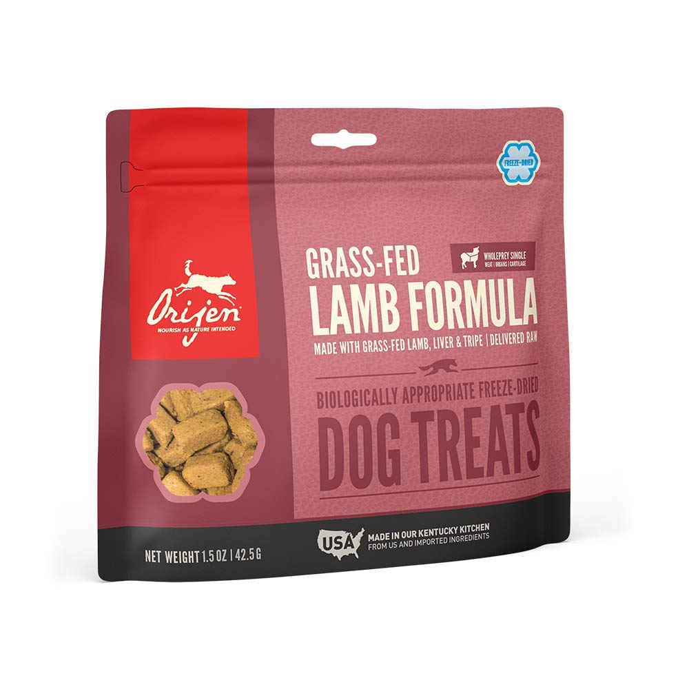 ORIJENFreeze-Dried Dog Treats, Grass-Fed Lamb, Biologically Appropriate & Grain Free
