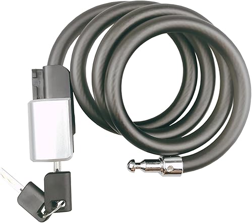 Miniatura 9 de Lock 4 Digit Combination Bike Cable Lock 5ft Heavy Duty Coiled Security for Mountain Bike Road Easy to Carry Use