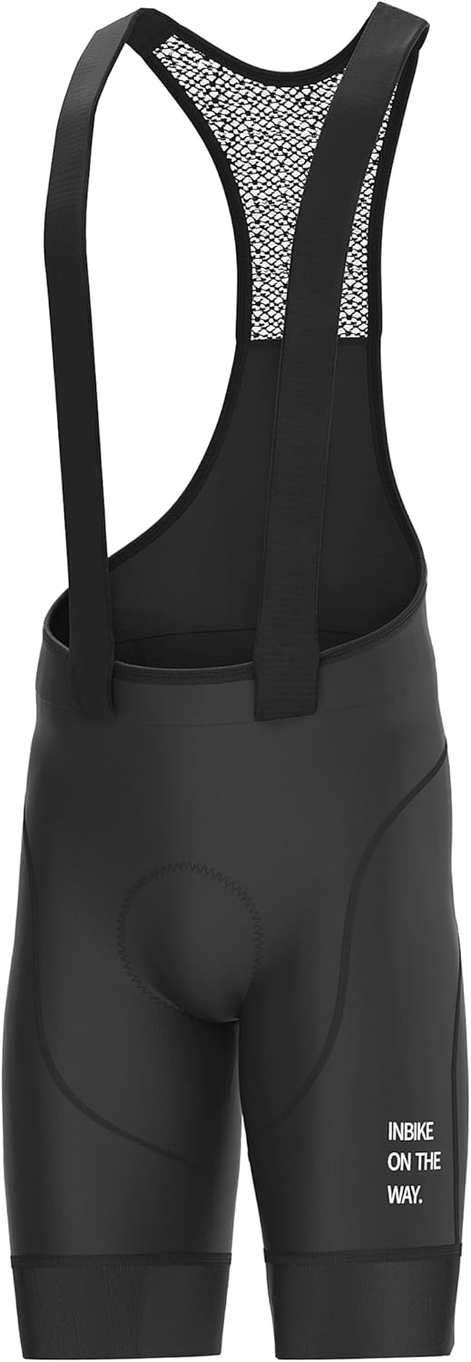 INBIKE Men's Cycling Bib Shorts 3D Padded, Long Riding Pad, Cycling Bibs, Bike Bib Shorts