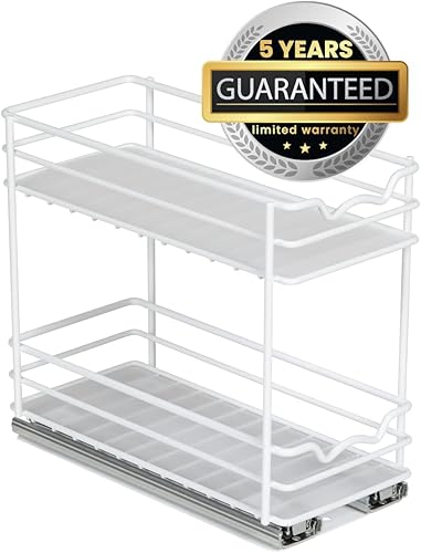 Miniatura 2 de HOLDN' STORAGE Organizador de especias para gabinete, resistente, estante de especias extraíble, organización de especias 4-12 pulgadas de ancho x