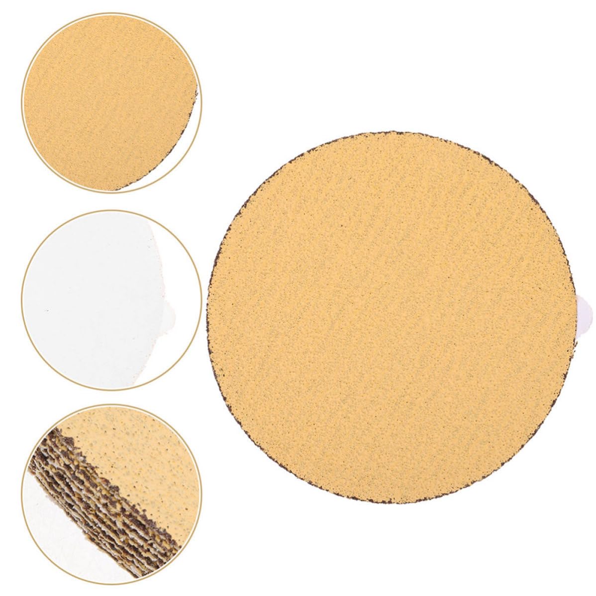 Self-Adhesive Sanding Discs Coarse Sanding Pads 100 Grit 6 Inch 10pcs Sandpaper for Angle Grinder Power Tool Accessories