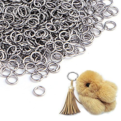 Lamdoo 500Pcs Open Jump Rings for Jewelry Making 4mm Silver