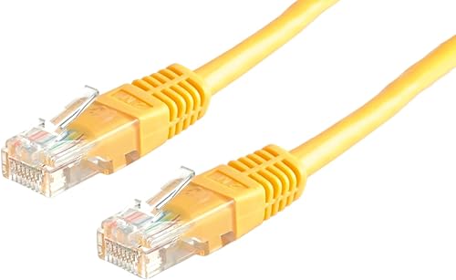 Value Cordon LAN Cat 6 | Câble réseau UTP Ethernet avec connecteur RJ45 | jaune 
