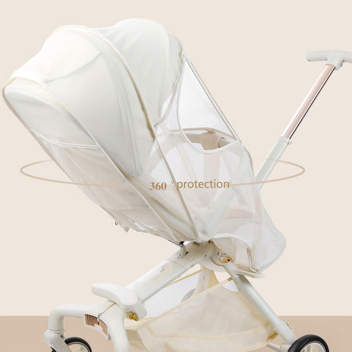 Portable Net for Stroller Baby Stroller Sun-Shade Stroller Net Full-Cover Stroller Cover