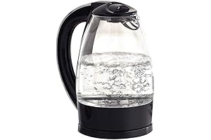 Bella Electric Kettle: 7-Cup Capacity with German Schott Glass