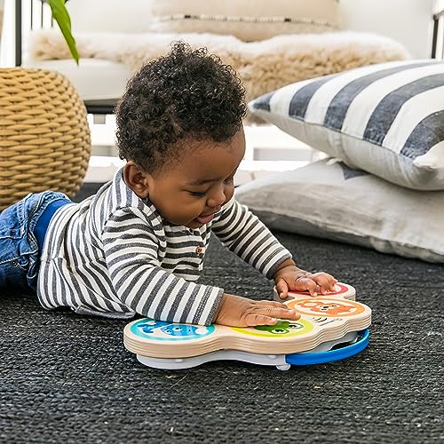 Image of Baby Einstein Magic Touch Wooden Drum Musical Toy, Ages 6 Months Plus (Pack of 2)