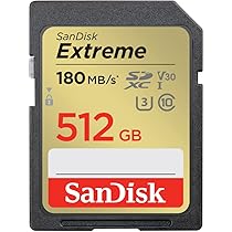 SanDisk 512GB Extreme scheda SDXC + RescuePro Deluxe fino a 180 MB, s UHS-I Class 10 U3 V30