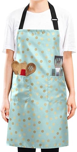 Miniatura 9 de RPLIFE Space Characters with Stars Mans - Delantal de cocina, delantales para mujer, delantal de cocina resistente al agua, delantal de cocina para