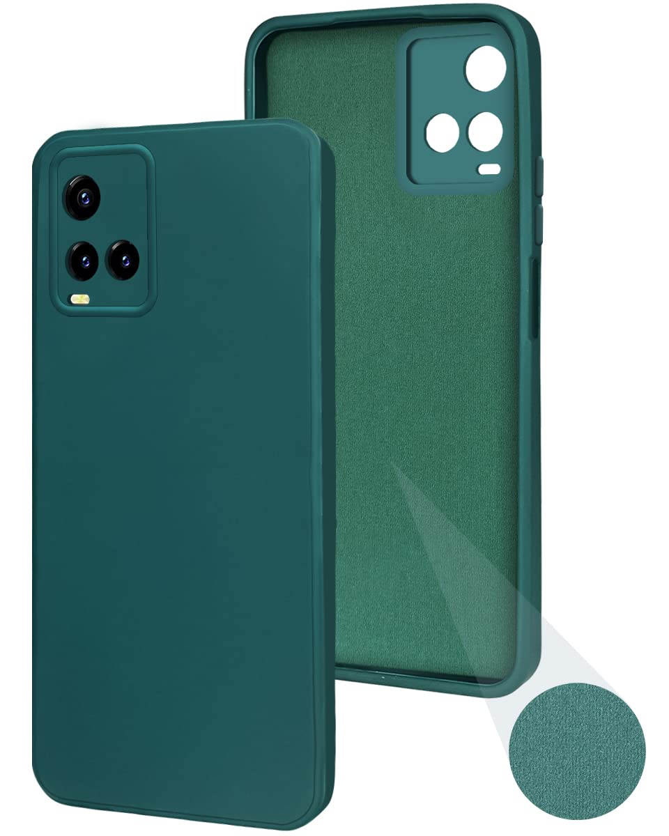 Jkobi Back Cover Case for Vivo Y33s (Inside Fiber Cloth | Smooth Matte Finish | Elegant Professional Look |Green) (B0B2LW34FP) Amazon Price History, Amazon Price Tracker