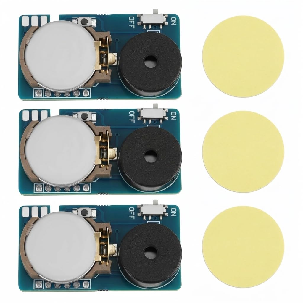 Fanlox Prank Noise Maker 3Pcs, Random Noise Maker with 16 Sounds, Hidden Cricket Chirper Prank Device, Compact Annoying Noise Maker for Home Office Party Jokes