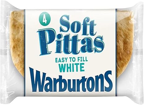 Warburtons Gluten Free 4 White Soft Pittas | Co-op Delivery