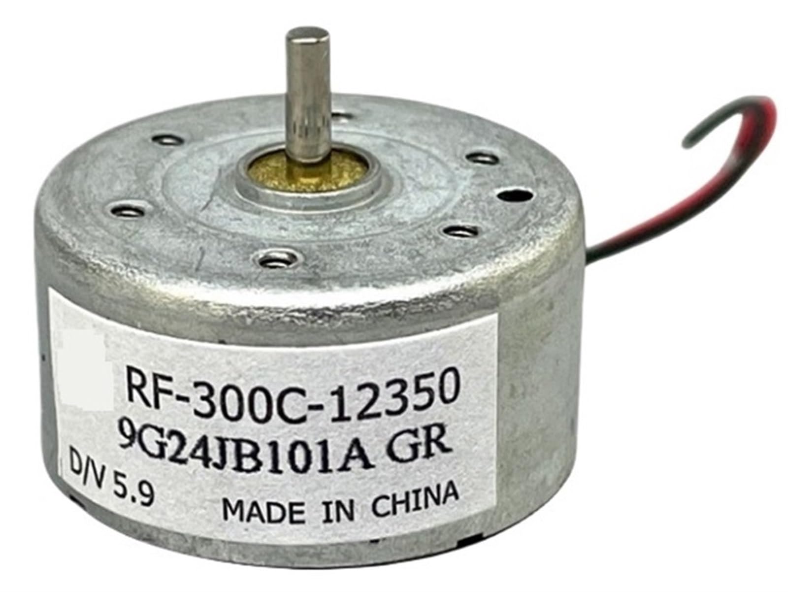 Moteur 24mm 300 RF-300FA-12350 à rotation stable 5.9VDC pour lecteur AV