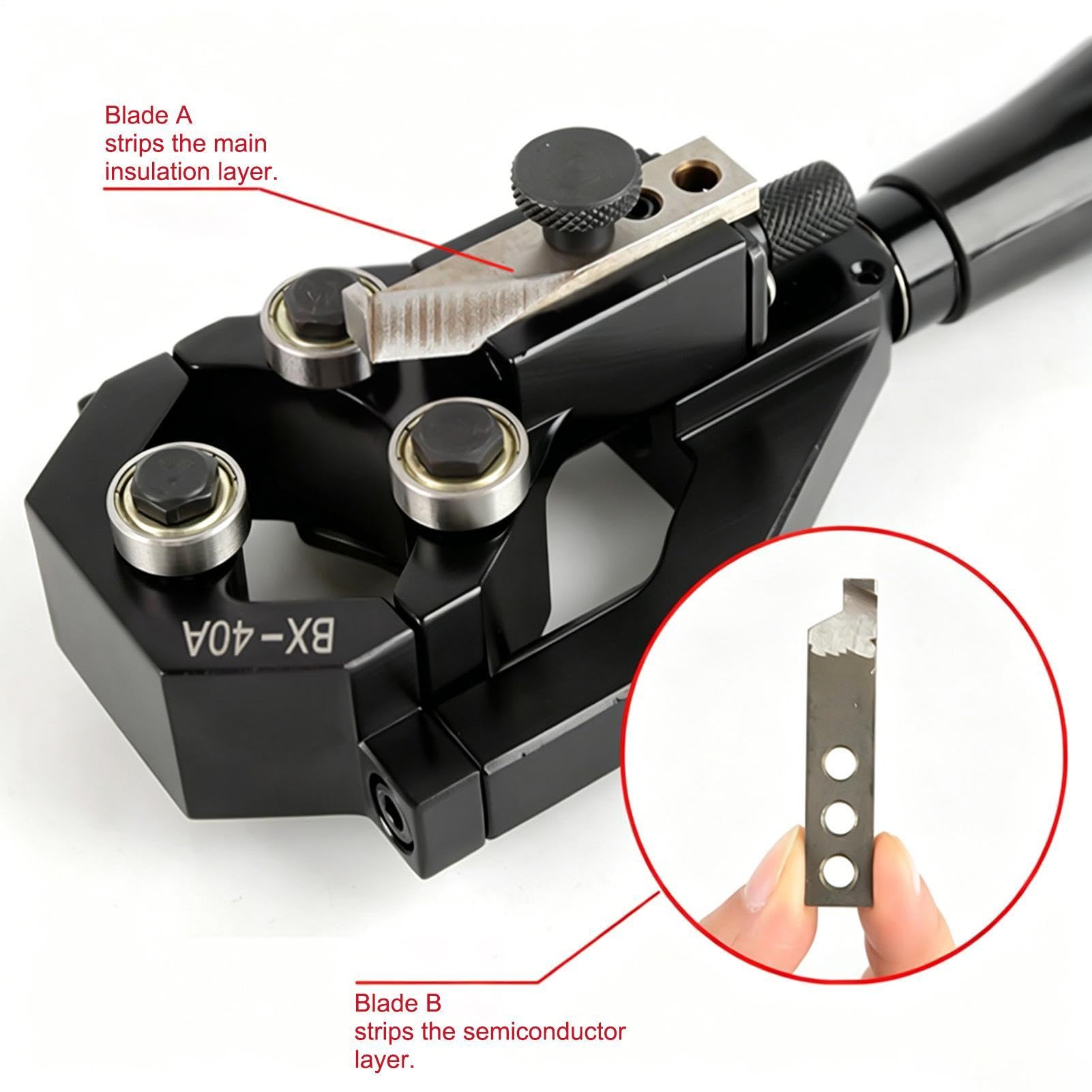 Pelacables Alicates Aislados Crimpadores Y Cortadores Para Cable | Herramienta Pelacables 22-40 mm Para Terminales Tornillos Desconexión Corte Y Pelado Para Eléctrico Y Automotriz
