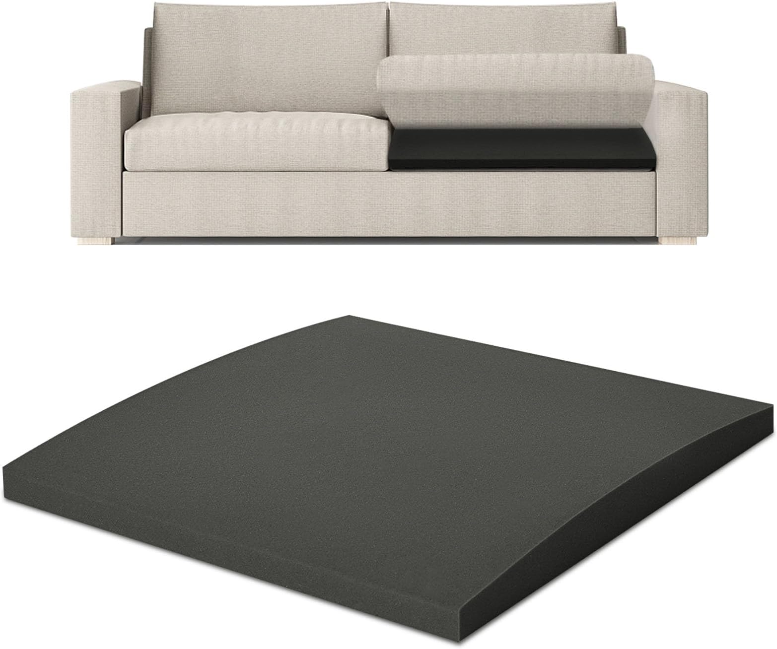 Sofa Cushion Support for Sagging Seat Curve Furniture Seat Under Cushion Sag Repair -1Pack