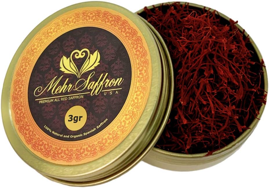 Premium Spanish Saffron Threads / 1/9 Oz (3 Gram)