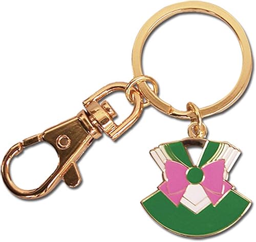Great Eastern Entertainment Sailor Moon - Llavero de metal para disfraz de Júpiter, verde, blanco, dorado