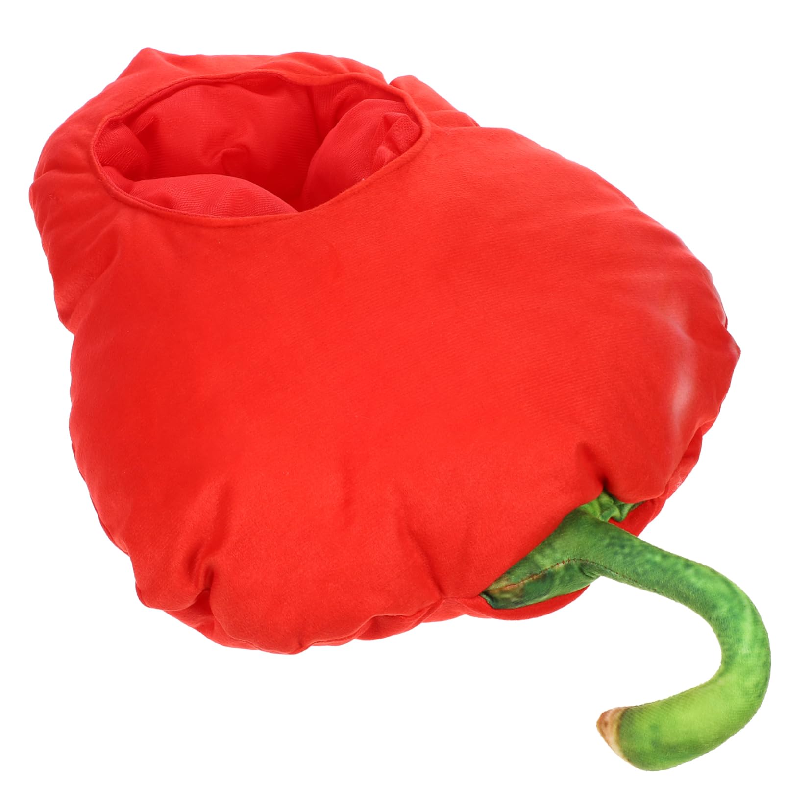 ibasenice 2 Piezas Capucha De Pimiento Rojo Simulada. Ropa Pimientos Pepperoncini Sombrero De Cosplay De Peluche Sombreros De Cosplay Tocado Festivo Sombrero De Foto Felpa Dibujos Animados