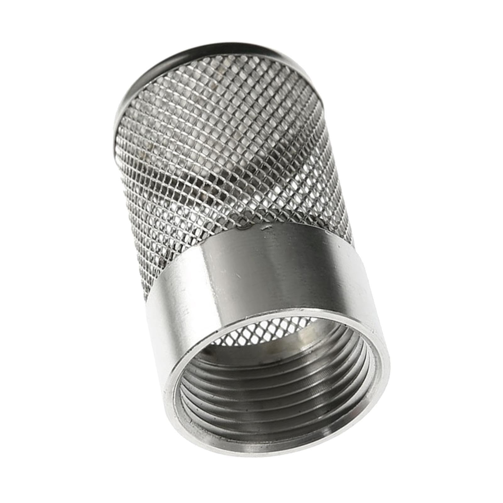 TUXCAXI Garden Hose Strainer Filter Stainless Steel Exceptional Provides Unmatched Filtration in Garden Irrigation Hose Inlet Strainer Filter Inlet Suction, Silver, Dia 36mm