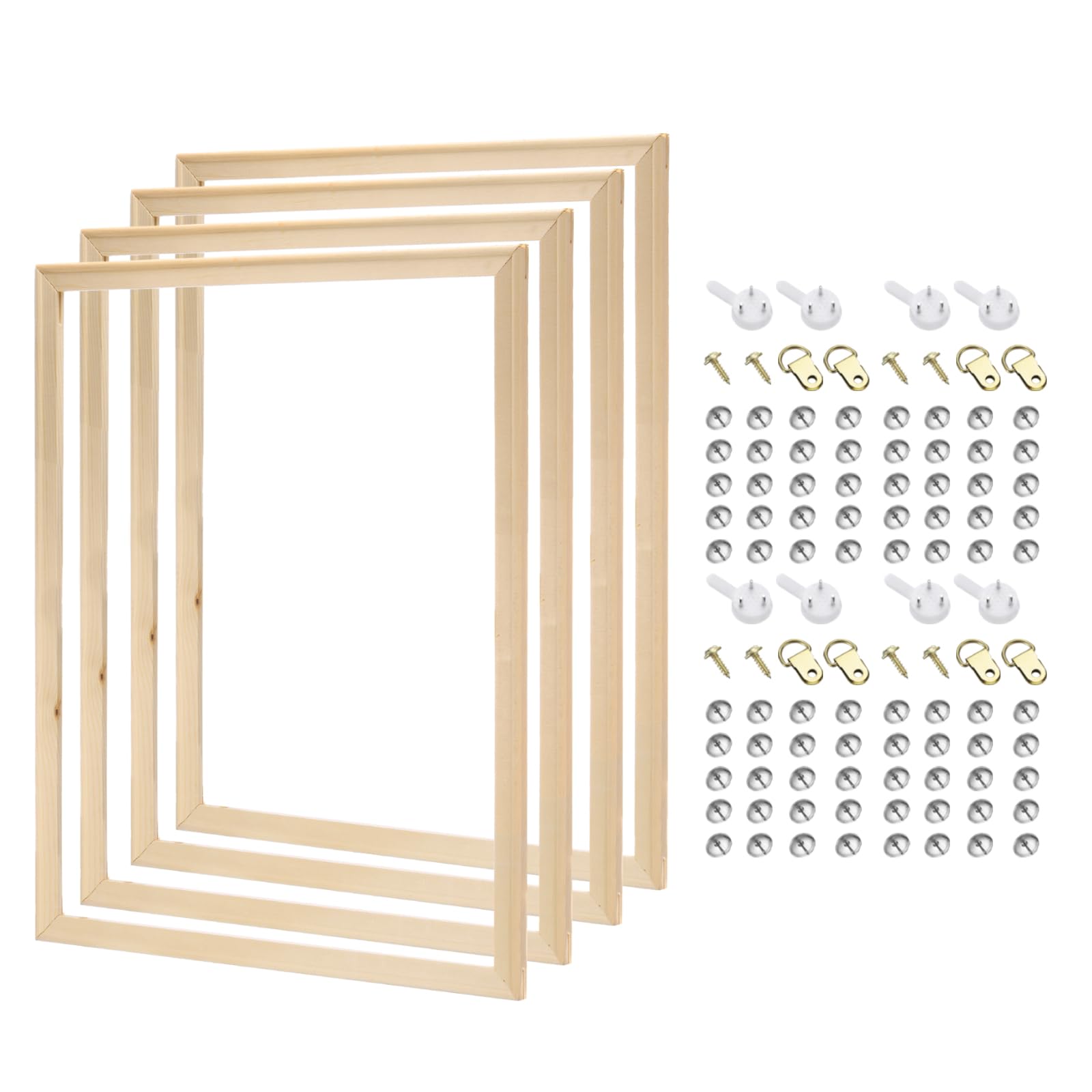 Barras de madera premium para lienzo de 16 x 20 de PATIKIL listones estables de pintura al oleo