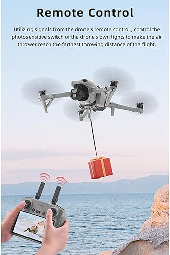 Miniatura 2 de Sistema Airdrop para DJI Air 3 Dispositivo de transporte de entrega de carga útil para drones Pesca Regalo de boda Accesorios de caída de aire
