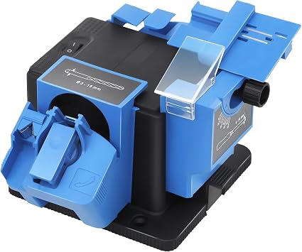 96W 110V Electric Drill Bit Sharpener, Multifunctional Electric Sharpener Universal Sharpening Station Multifunctional Drill Bit Grinding Machine with Anti-Slip Feet For Homes Restaurants