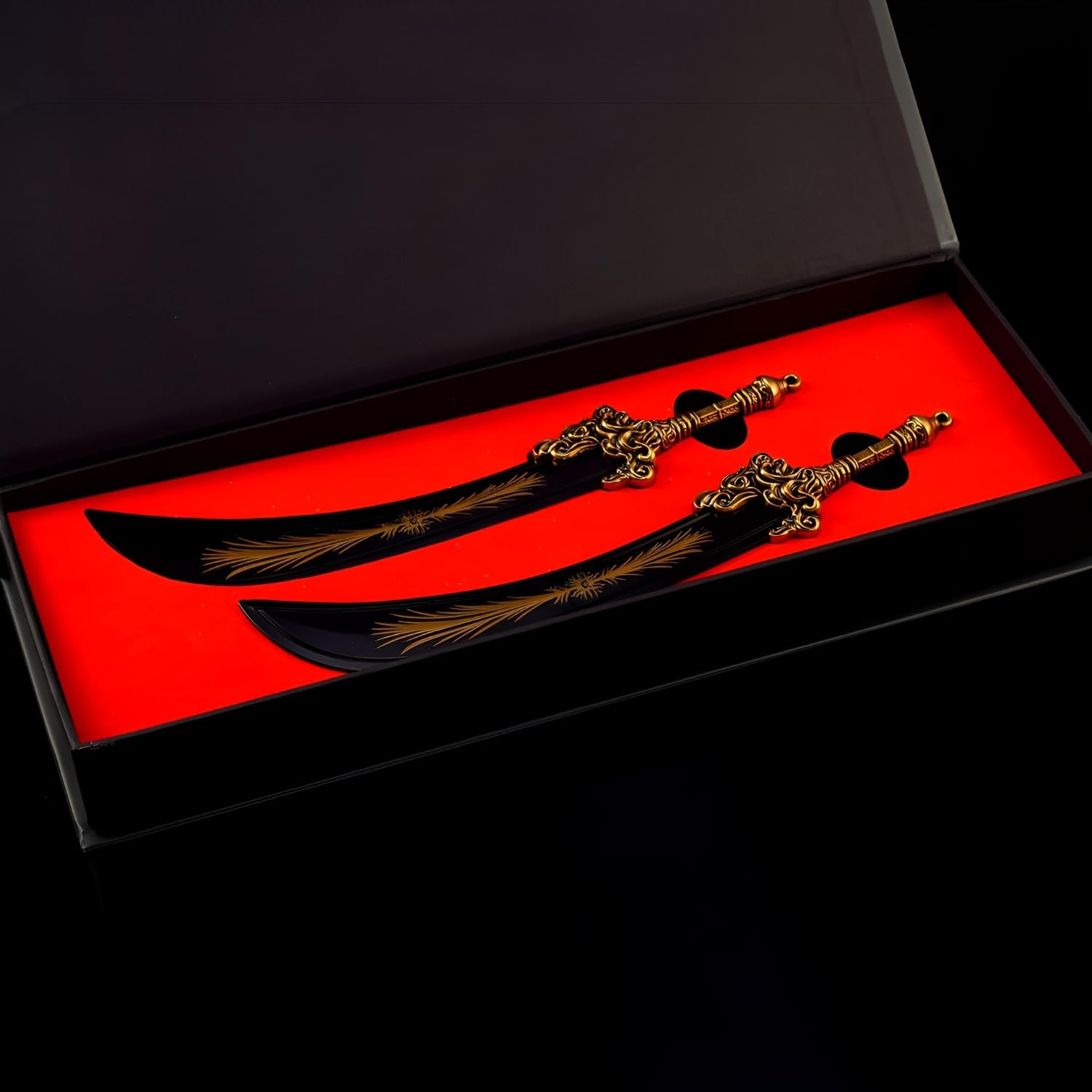 Modelo De Starscourge Greatsword, Mini Espada Shattered Star, 22Cm, Coleccionables De Juegos Totalmente De Metal, con Soporte De Exhibición,2 Pcs/Paper Box